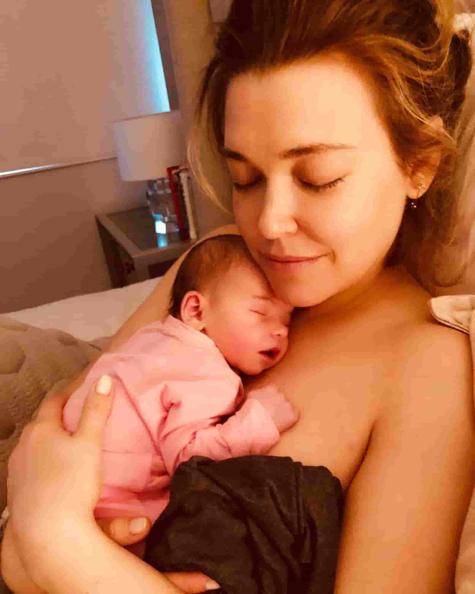 Rachel Platten and Kevin Lazan have weclomed a baby daughter, Violet Skye LazanSource: People